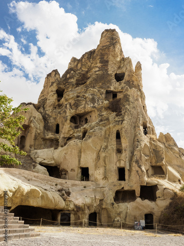 Goreme National Park and the rock sites of Cappadocia, Turkey, which is a unique attraction for tourists visiting Turkey.