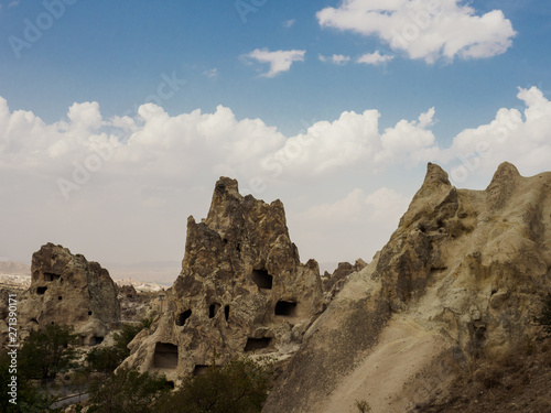 The cave city of Goreme, Cappadocia, Turkey, which is a UNESCO World Heritage site.