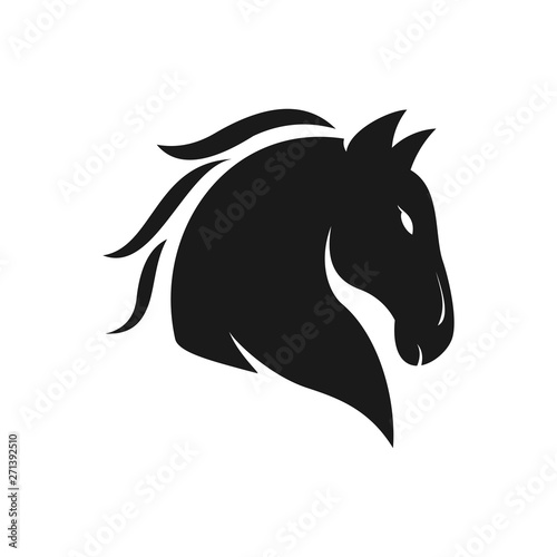 horse logo, icon and illustration © mufurii