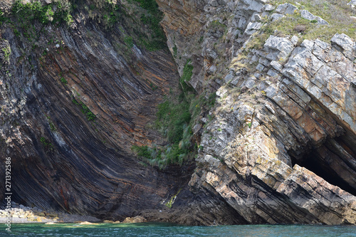 grottes marines de Crozon Morgat  Finist  re  Bretagne  France