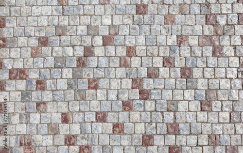 Background of stone floor texture.