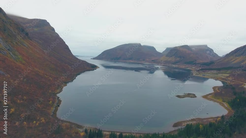 Aerial Footage Fjord - Norway