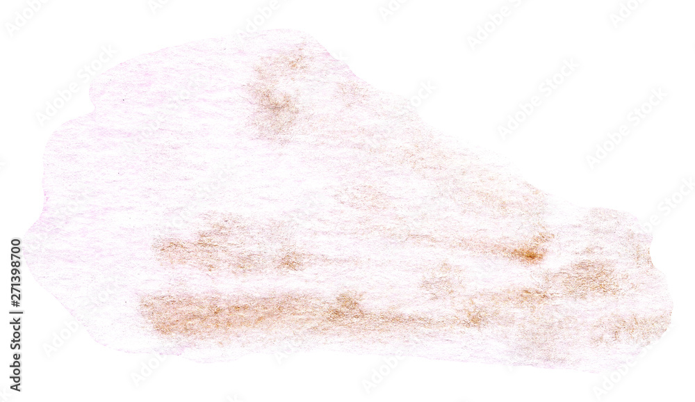 Fototapeta premium Hand painted watercolor texture. Hand drawn illustration isolated on white background. Watercolor sea clipart.