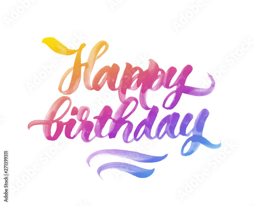 Happy Birthday greeting card