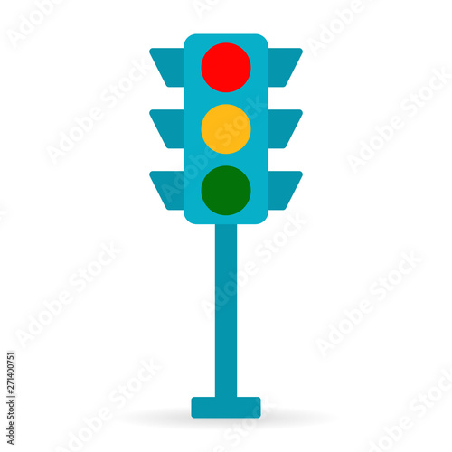 Icons depicting typical horizontal traffic signals