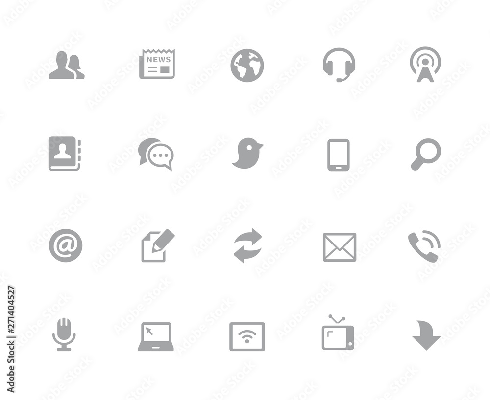 Communications Icon Set // 32 pixels Icons White Series - Vector icons designed to work in a 32 pixel grid. Communications Icon Set // 32 pixels Icons White Series - Vector icons designed to work in a 32 pixel grid.