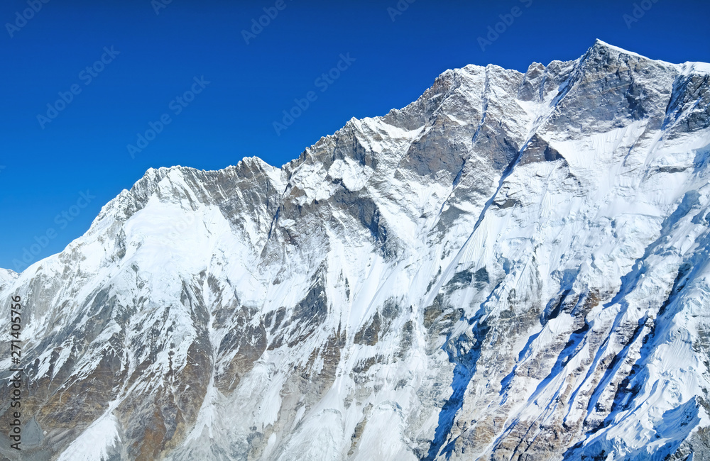 Panoramic view of Mount Everest, Himalayas napal