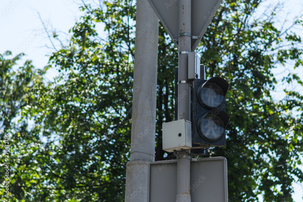 the pedestrian traffic light does not work Stock Photo Adobe Stock
