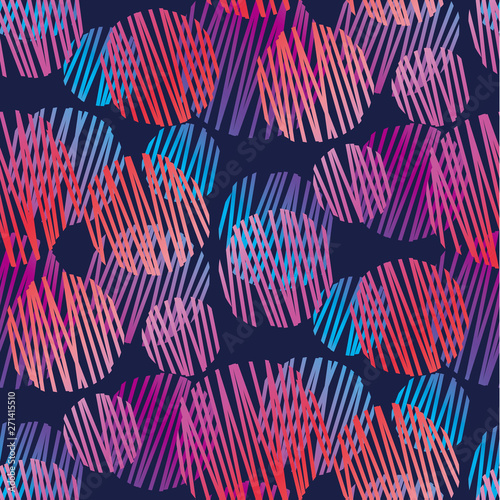 Abstract tropical color geo...