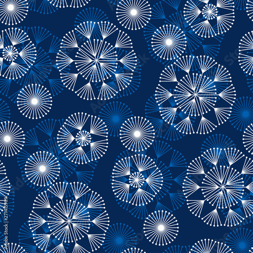 Abstract geometric winter s...