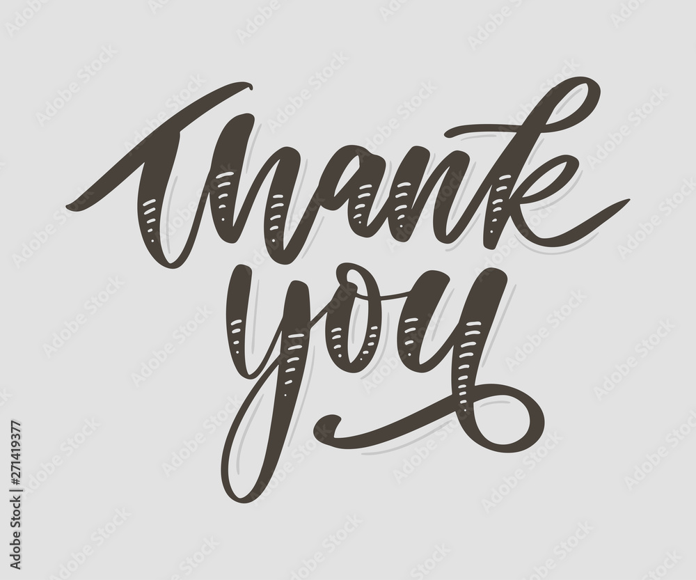 Thank You handwritten inscription. Hand drawn lettering. Thank You calligraphy. Thank you card. Vector illustration. Slogan Thank You handwritten inscription. Hand drawn lettering. Thank You calligraphy. Thank you card. Vector illustration. Slogan