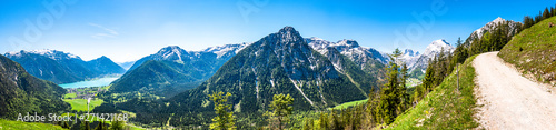 view from feilkopf mountain in austria