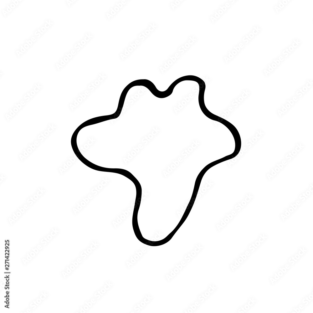 Cute cartoon hand drawn blot icon. Sweet vector black and white blot icon. Isolated monochrome doodle blot icon on white background. Cute cartoon hand drawn blot icon. Sweet vector black and white blot icon. Isolated monochrome doodle blot icon on white background.
