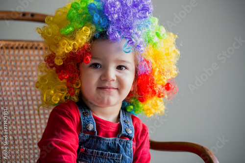 Portrait of baby clown