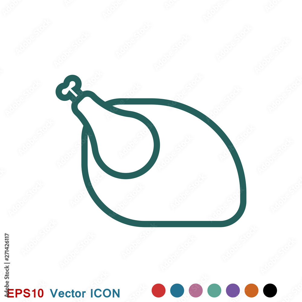 Fototapeta premium Food icon vector for logo design, illustration, vector sign symbol
