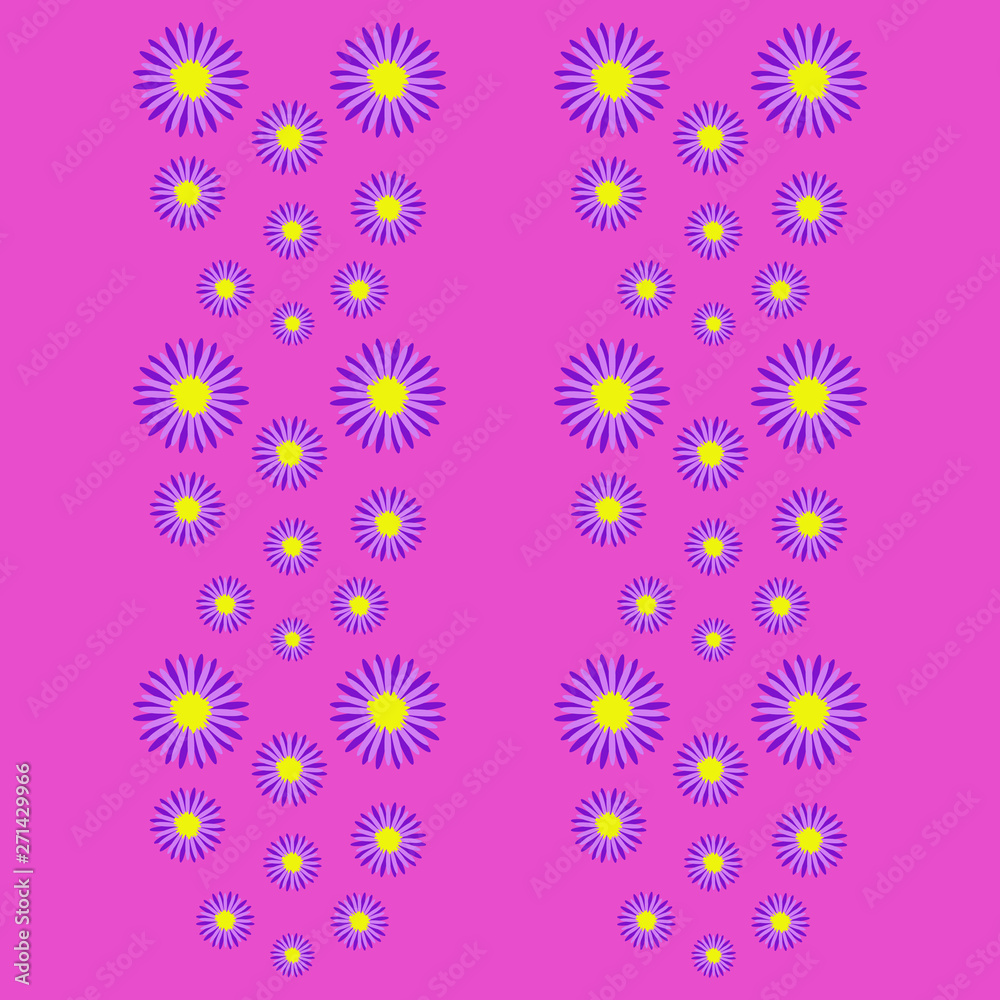 Pattern with Flowers. background - Illustration Pattern with Flowers. background - Illustration