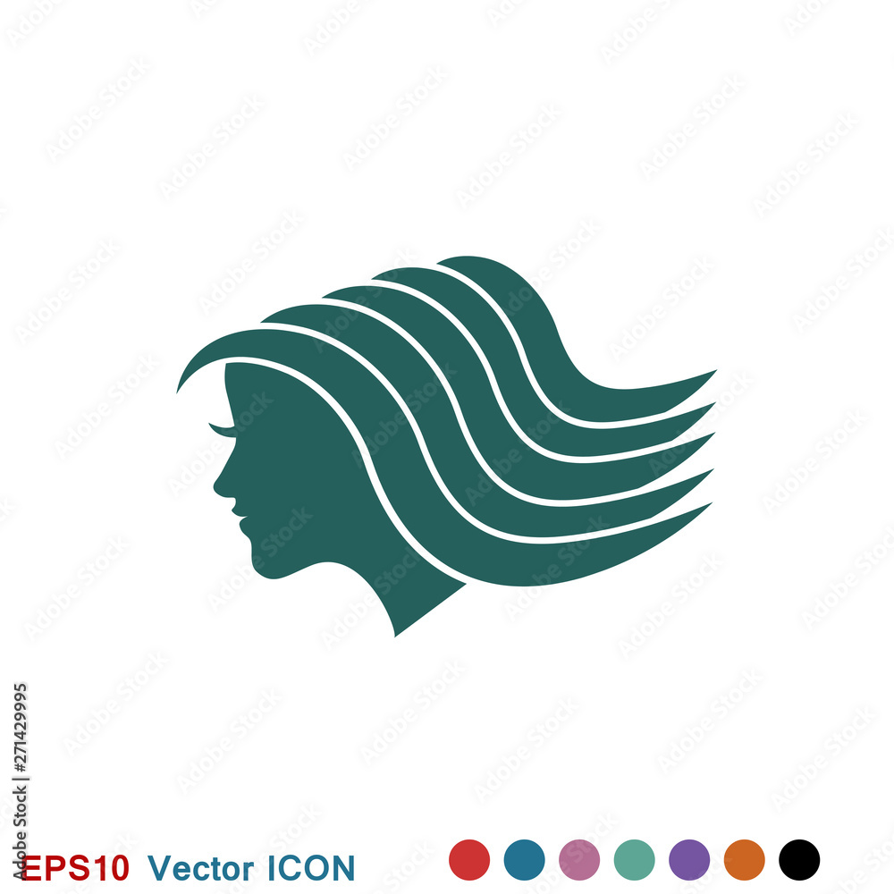 Hairstyle icon. Premium quality graphic design. logo, illustration, vector sign symbol for design Hairstyle icon. Premium quality graphic design. logo, illustration, vector sign symbol for design