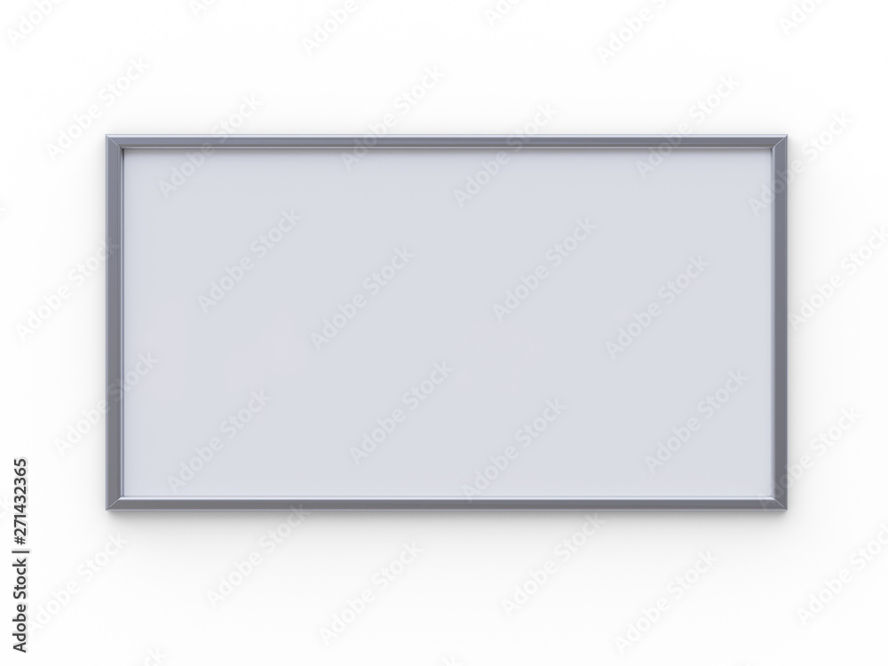 3D rendering of blank billboard (empty advertisement) on brick wall. Empty mockup template 3D rendering of blank billboard (empty advertisement) on brick wall. Empty mockup template