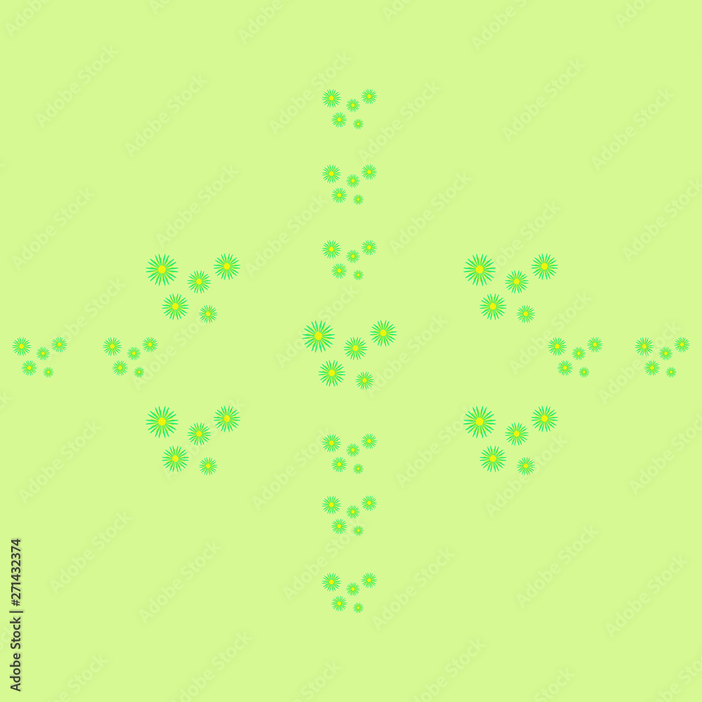 Pattern with Flowers. background - Illustration Pattern with Flowers. background - Illustration