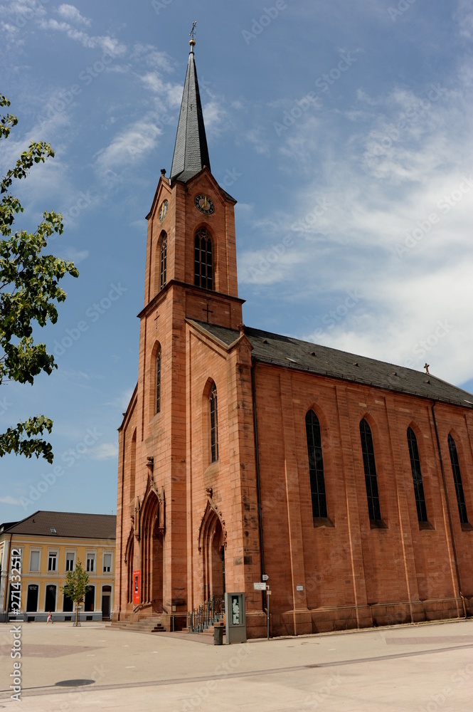 Fototapeta premium Kehl am Rhein, Christuskirche