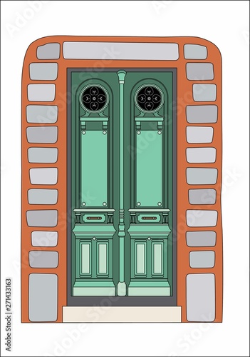 Beautiful geen door