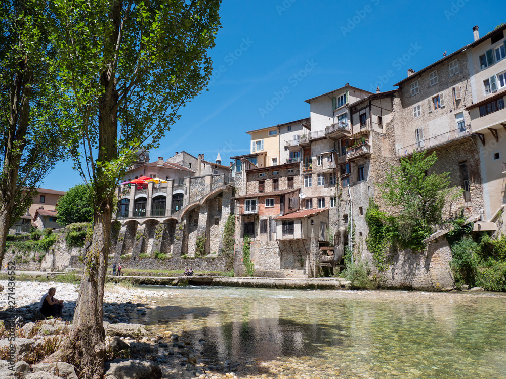 Bords de la Bourne à Pont-en-Royans