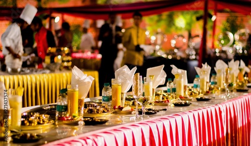 Dinner table.