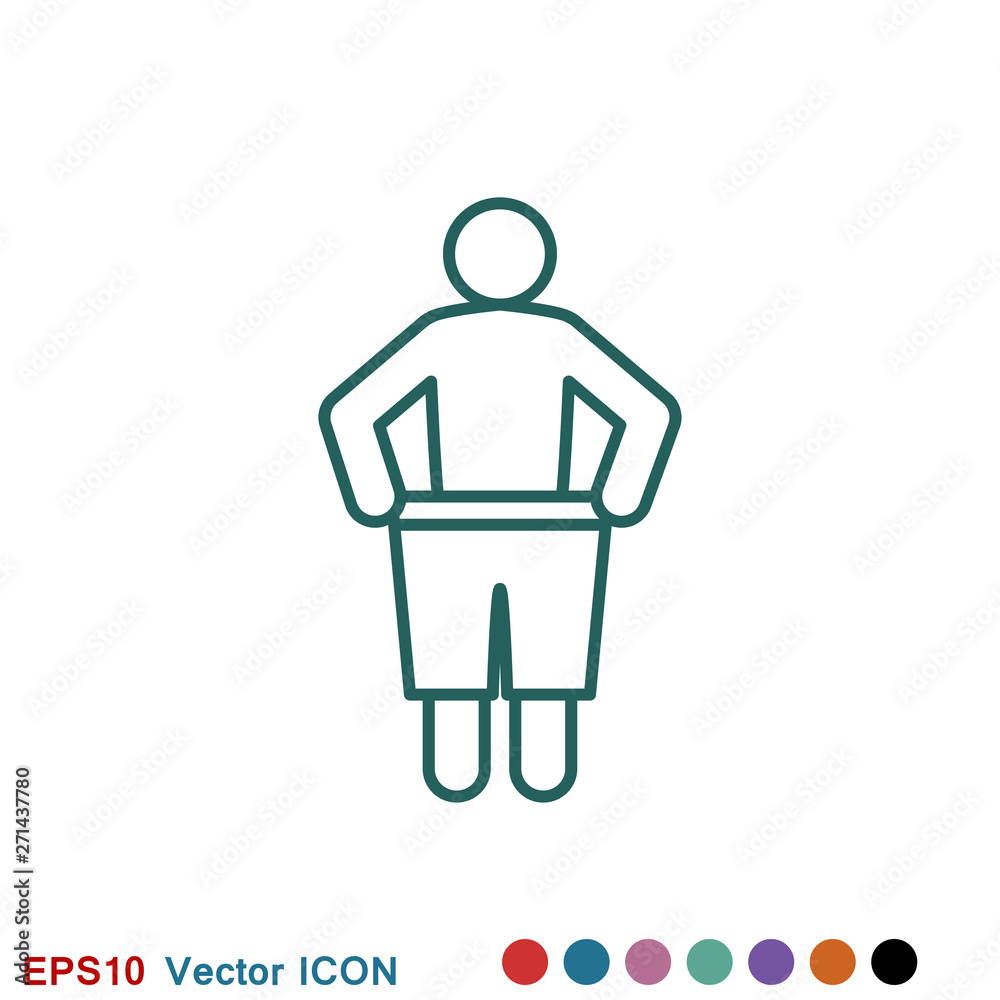 Weight loss icon logo, illustration, vector sign symbol for design Weight loss icon logo, illustration, vector sign symbol for design