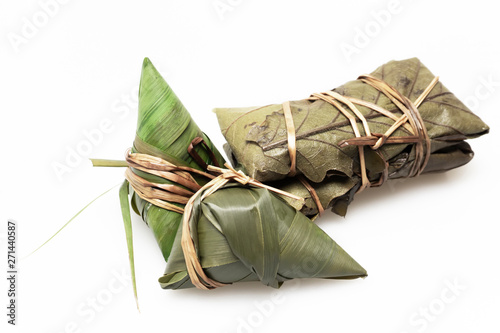 Chinese traditional festival delicacy zongzi..