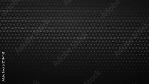 Abstract halftone background of small symbols in black colors