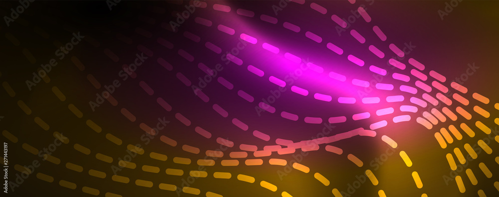 Shiny neon lines techno magic futuristic background, magic energy space light concept, abstract background wallpaper design Shiny neon lines techno magic futuristic background, magic energy space light concept, abstract background wallpaper design