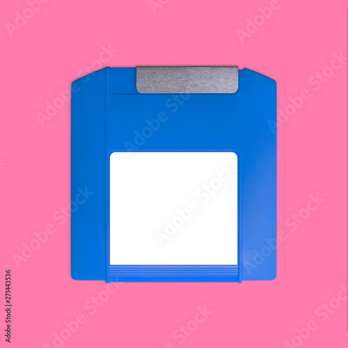 Iomega zip disk front nostalgia, isolated and presented in punchy pastel colors, for creative design cover, CD, poster, book, printing, gift card, flyer, magazine, web & print