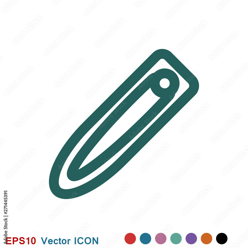 Nail clippers icon logo, illustration, vector sign symbol for design
