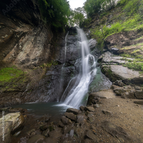 Mahunceti Falls in the region of Adjara  Georgia