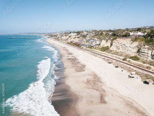 San Clemente, California coastline aerial landscape views
