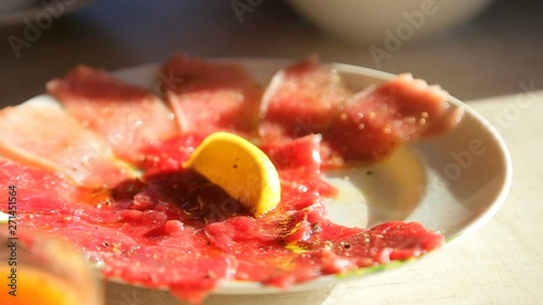 premium quality certified organic and natural carpaccio
