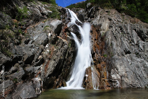 Fototapeta Naklejka Na Ścianę i Meble -  Wasserfall Natur Erfrischend