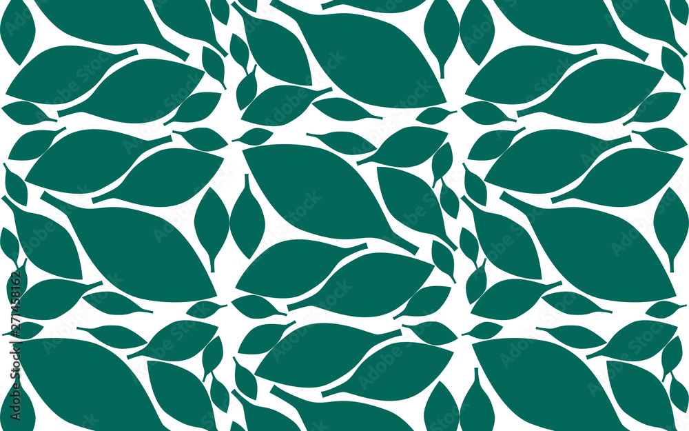 Leaves pattern with endless background Leaves pattern with endless background