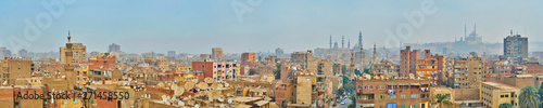 The roofs of Al Sayeda Zeinab district, Cairo, Egypt photo