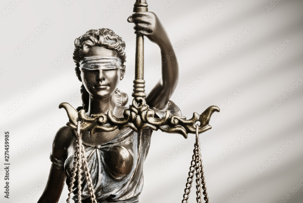 Obraz premium Themis Statue Justice Scales Law Lawyer Concept