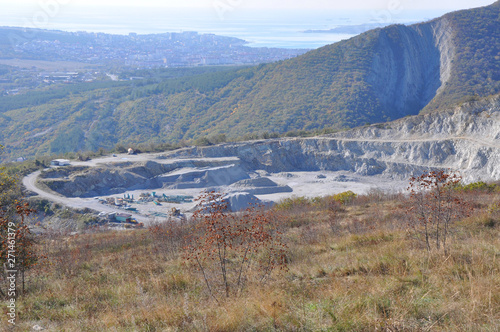 Quarry in the village of Svetly. Black Sea Coast of the Caucasus, Russia © Anton