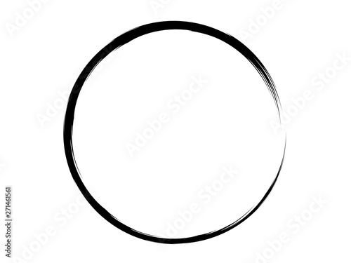 Grunge circle.Grunge black paint.Grunge ink circle.Black paint element made for your desing.