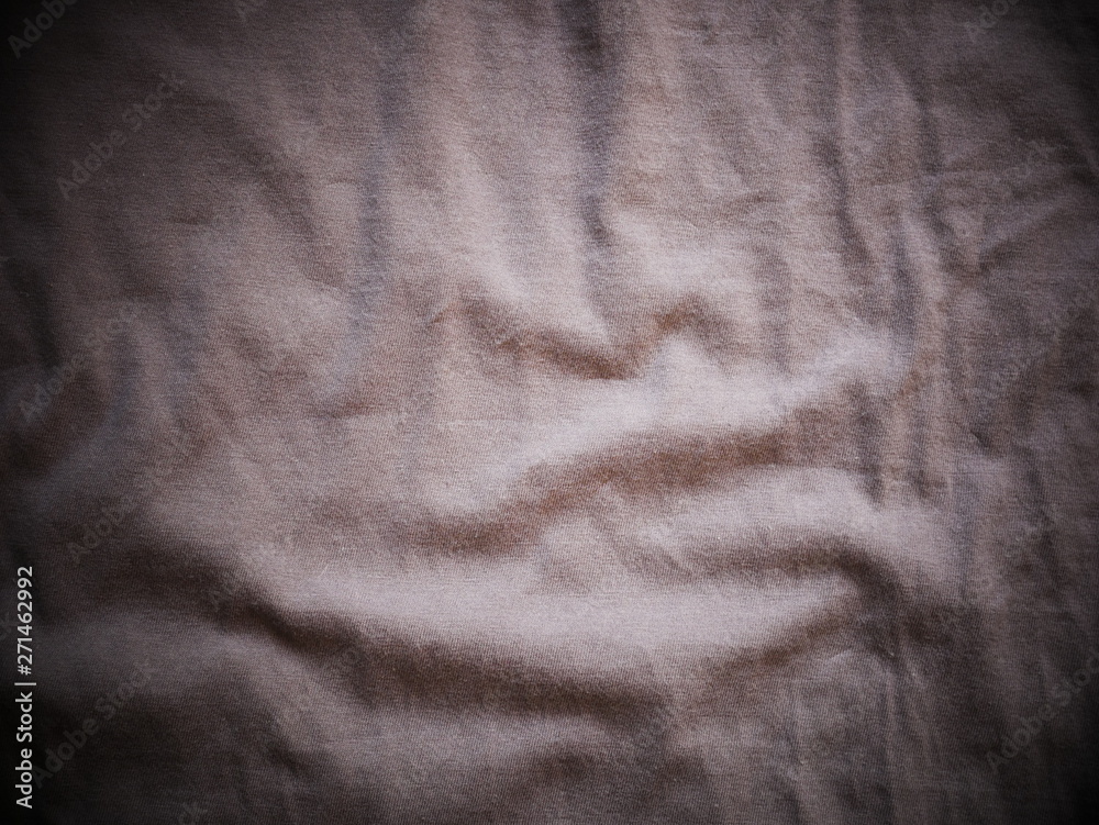 Naklejka premium brown cotton cloth background