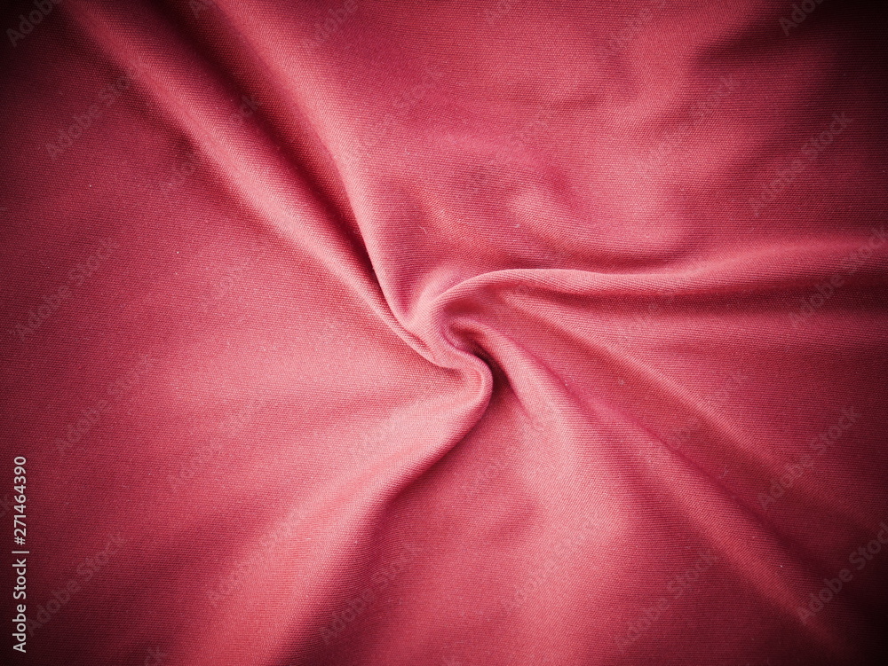 Fototapeta premium pink cloth silk satin texture, red cotton fabric background