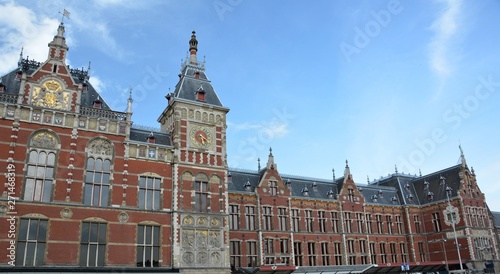 Amsterdam Centraal Station of May 8  2015  Netherlands