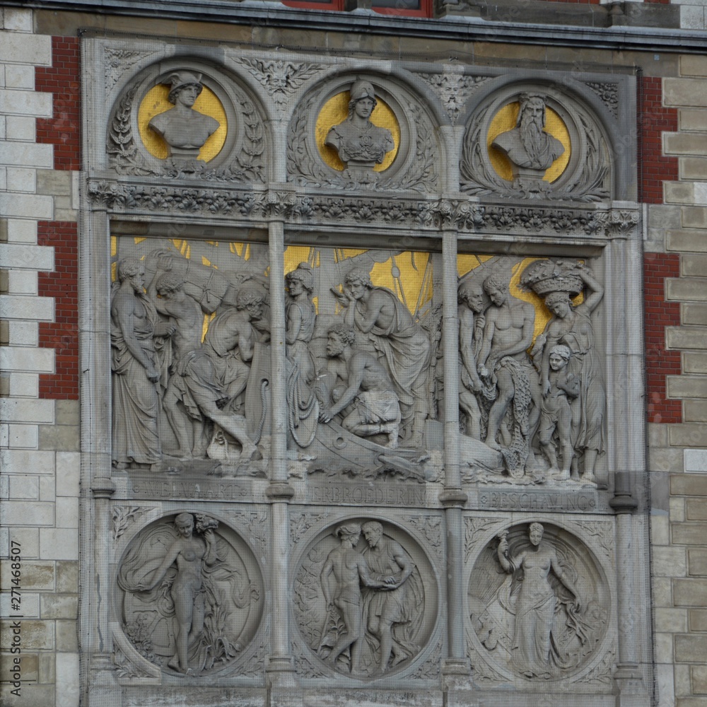 Amsterdam Centraal Station of May 8, 2015, Netherlands Amsterdam Centraal Station of May 8, 2015, Netherlands