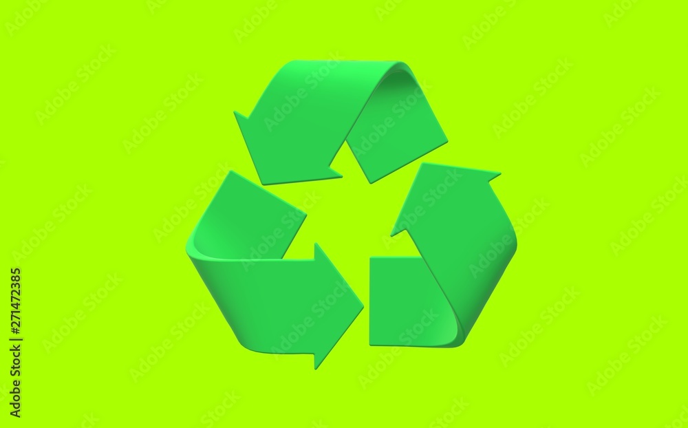 green recycle arrows symbol on green background green recycle arrows symbol on green background