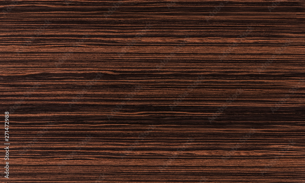 Wooden panel for home and decoration with textured surface of dark brown color Wooden panel for home and decoration with textured surface of dark brown color