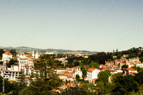 MAY 3 2016  SINTRA  PORTUGAL  beautiful view to sintra city Portugal