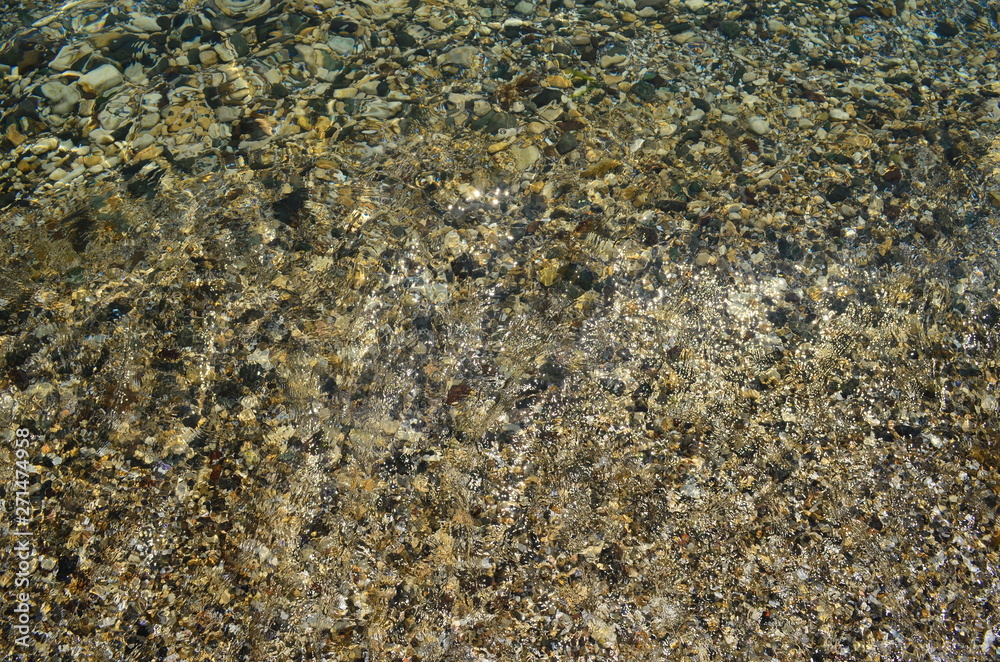 Crystal blue Black Sea in Bulgaria Nessebar island Crystal blue Black Sea in Bulgaria Nessebar island